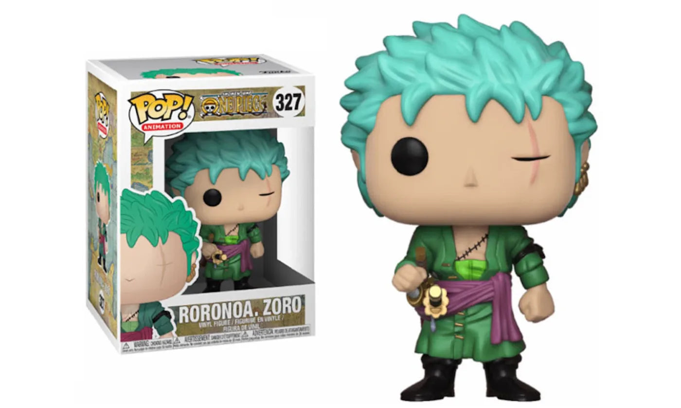 FUNKO POP ANIMATION ONE PIECE RORONOA ZORO FIGURE #327