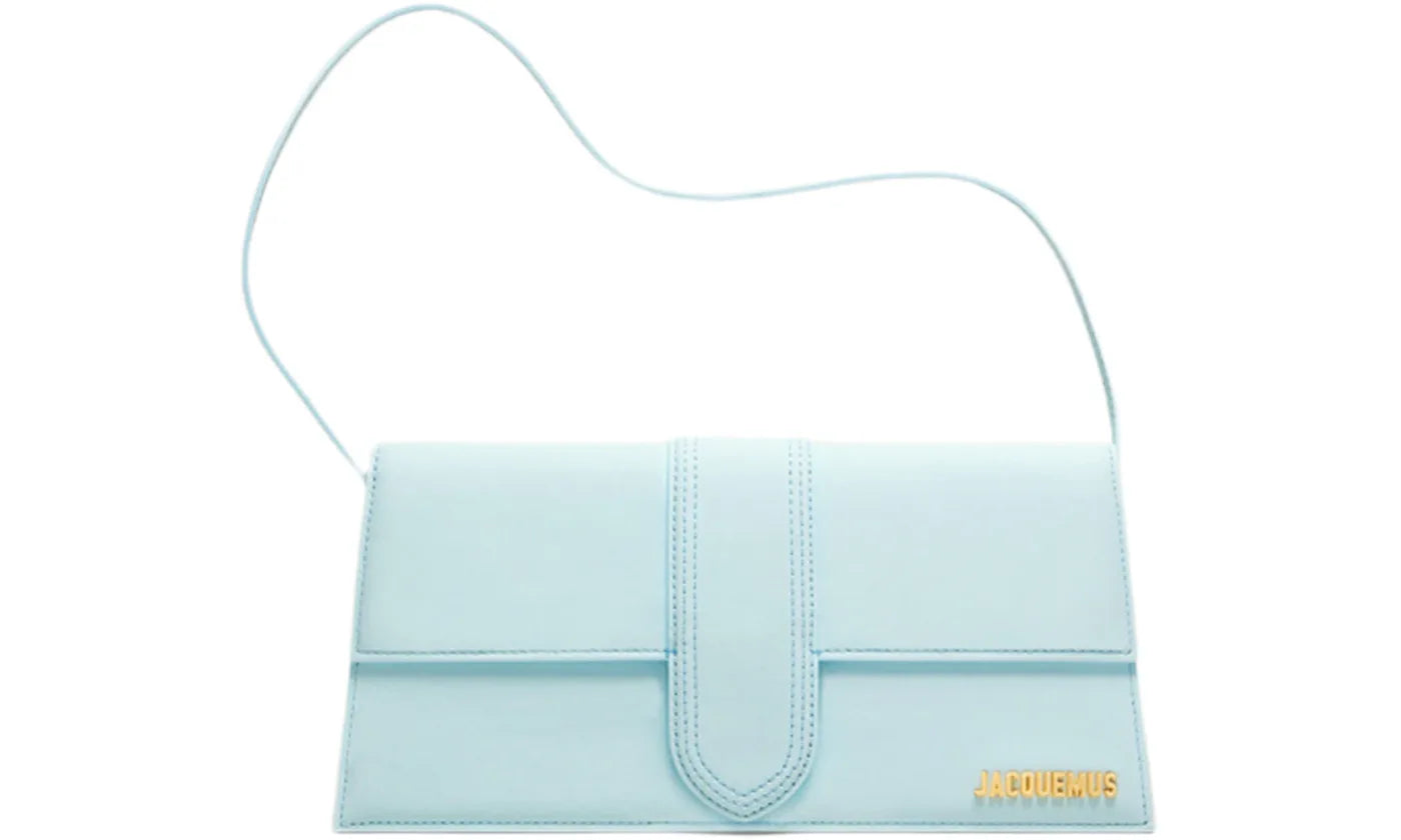 JACQUEMUS LE BAMBINO LONG FLAP BAG PALE BLUE