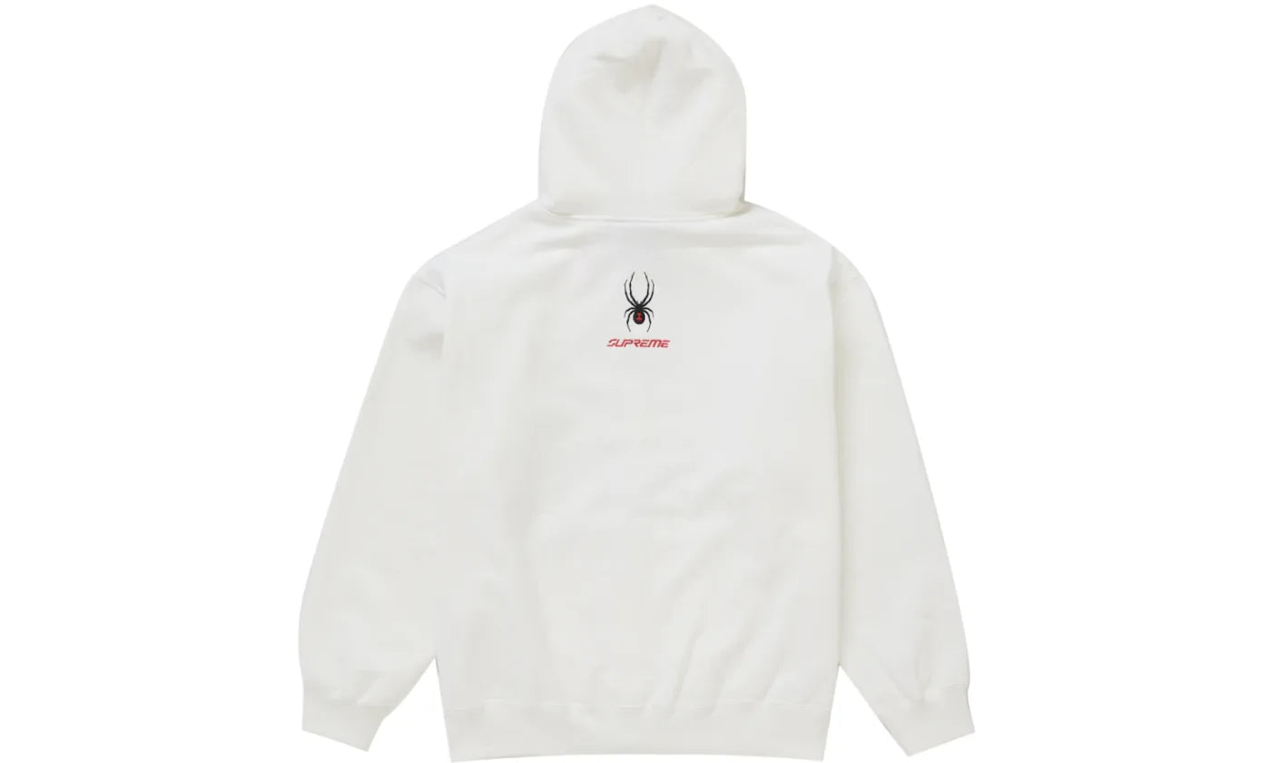 SUPREME SPYDER ZIP UP HOODIE WHITE