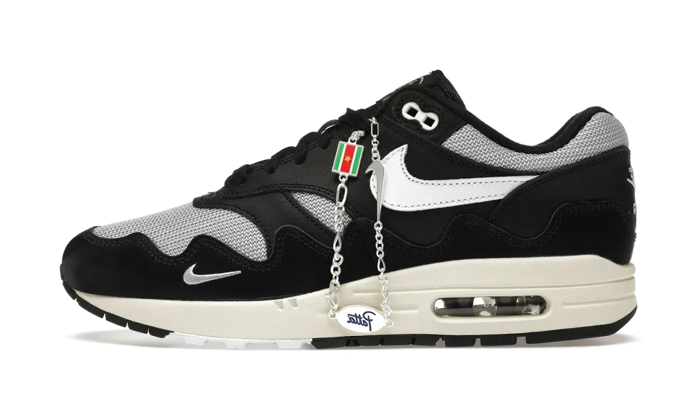 NIKE AIR MAX 1 PATTA WAVES BLACK (with Bracelet)