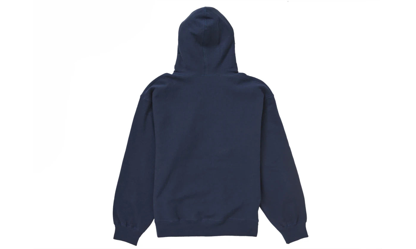 SUPREME BOX LOGO HOODIE FW24 NAVY