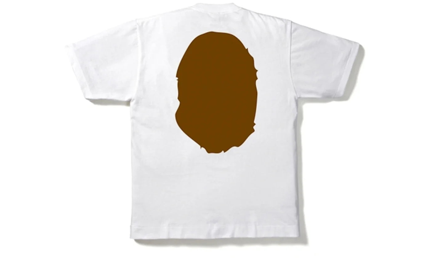 BAPE BIG APE HEAD TEE WHITE