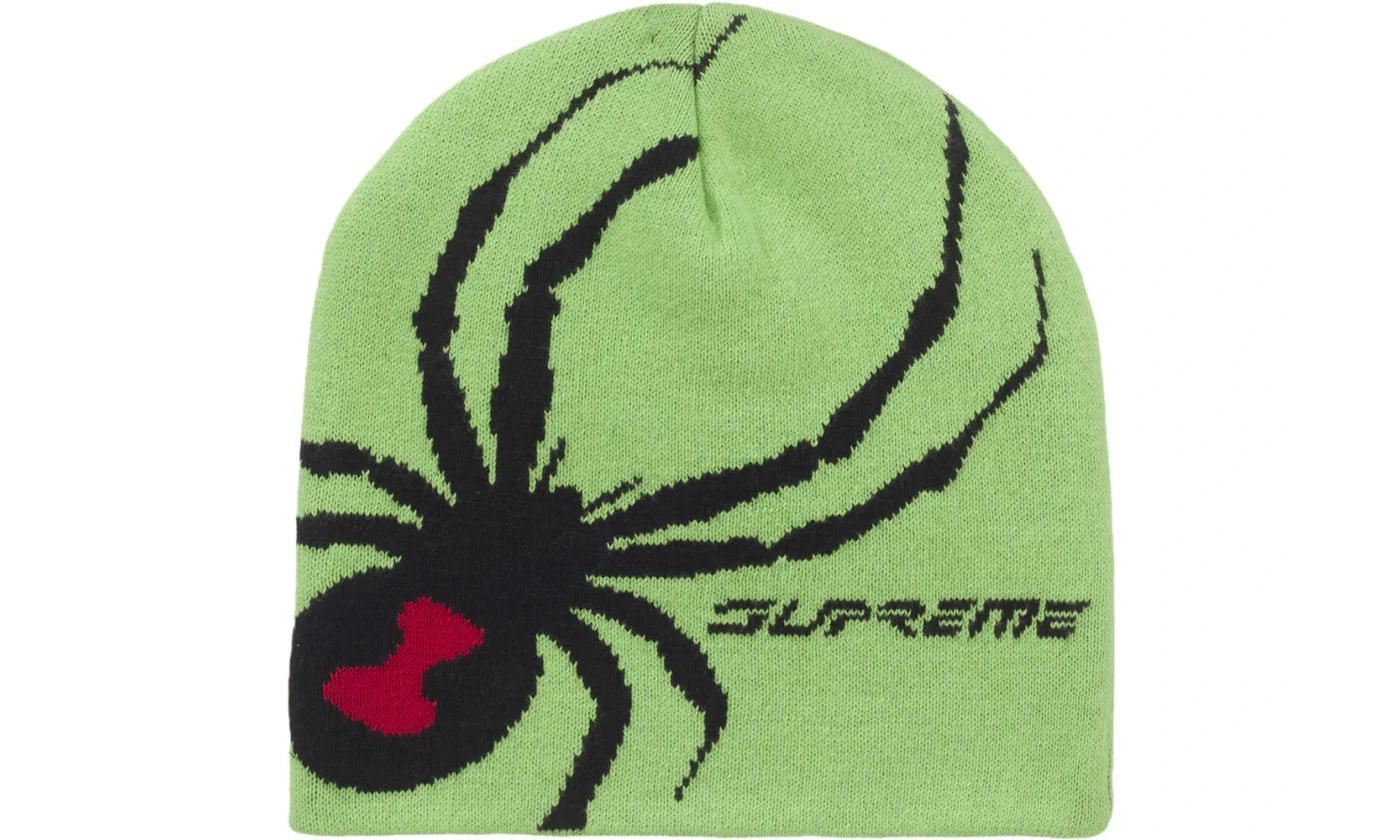 SUPREME SPYDER BEANIE GREEN