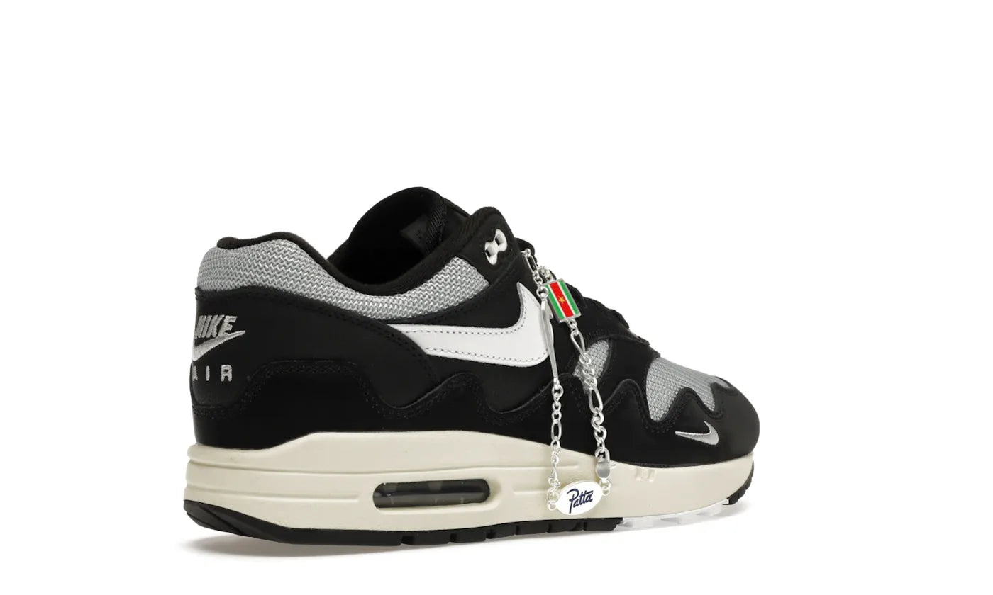 NIKE AIR MAX 1 PATTA WAVES BLACK (with Bracelet)