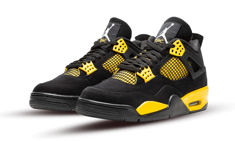 Jordan 4 jaune et noir on sale