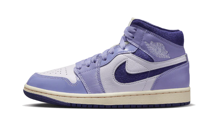 AIR JORDAN 1 MID SE CHENILLE SKY J LIGHT PURPLE (W)