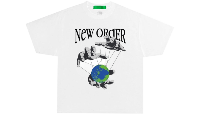 NEW ORDER PRINTED TEE WHITE / Garment Workshop