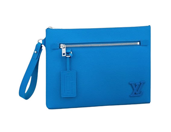 LOUIS VUITTON POCHETTE TAKEOFF AEROGRAM BLUE