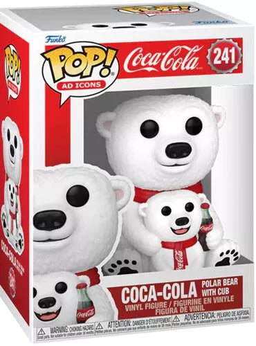 FUNKO POP COCA COLA: BEAR FIGURE #241