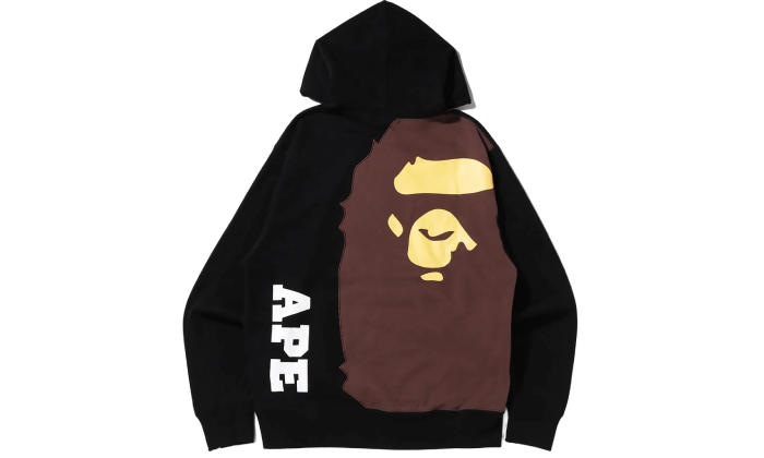 BAPE GIANT APE HEAD SWEAT À CAPUCHE COUPE RELAXÉE NOIR