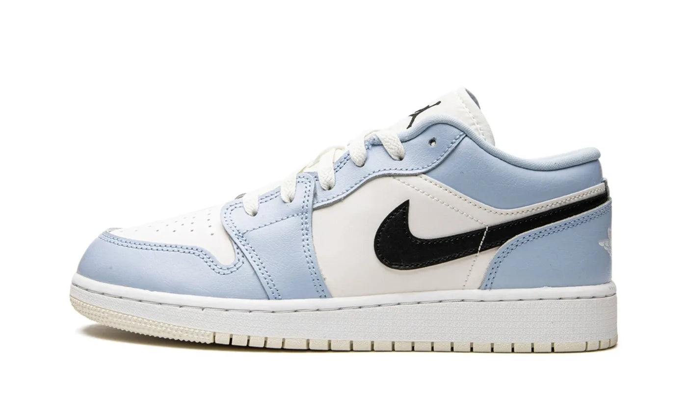 AIR JORDAN 1 LOW ICE BLUE BLACK GS 36