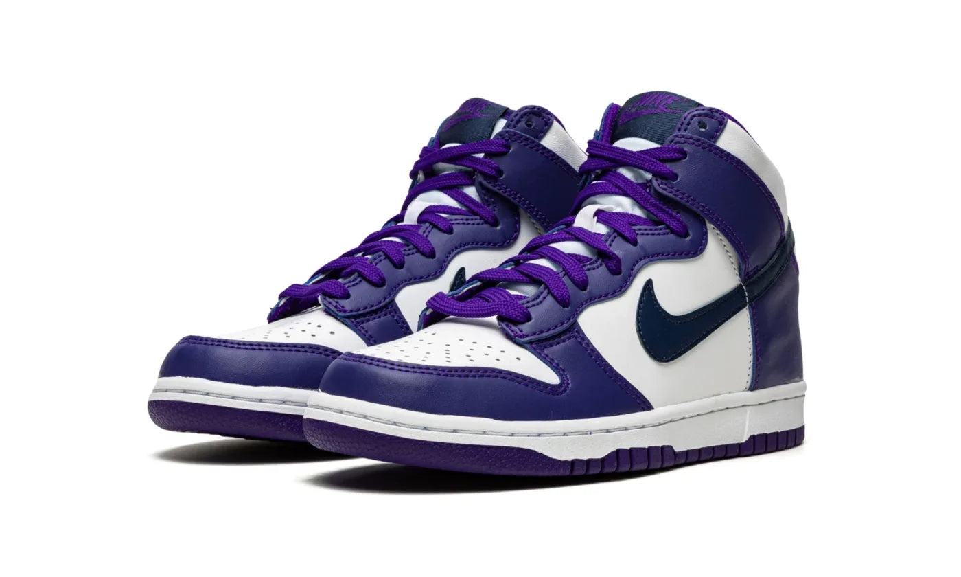 NIKE DUNK HIGH ELECTRO PURPLE MIDNIGHT NAVY