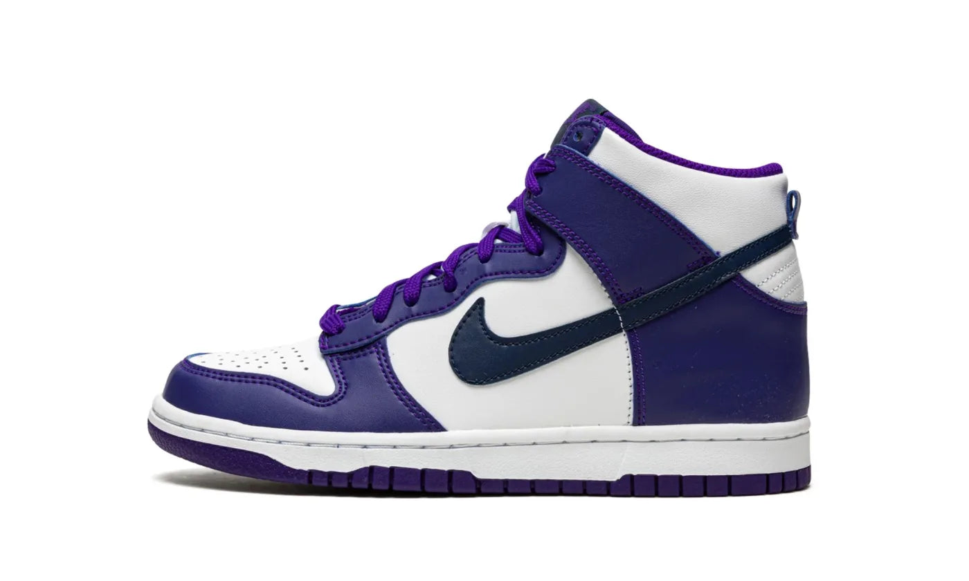 NIKE DUNK HIGH ELECTRO PURPLE MIDNIGHT NAVY