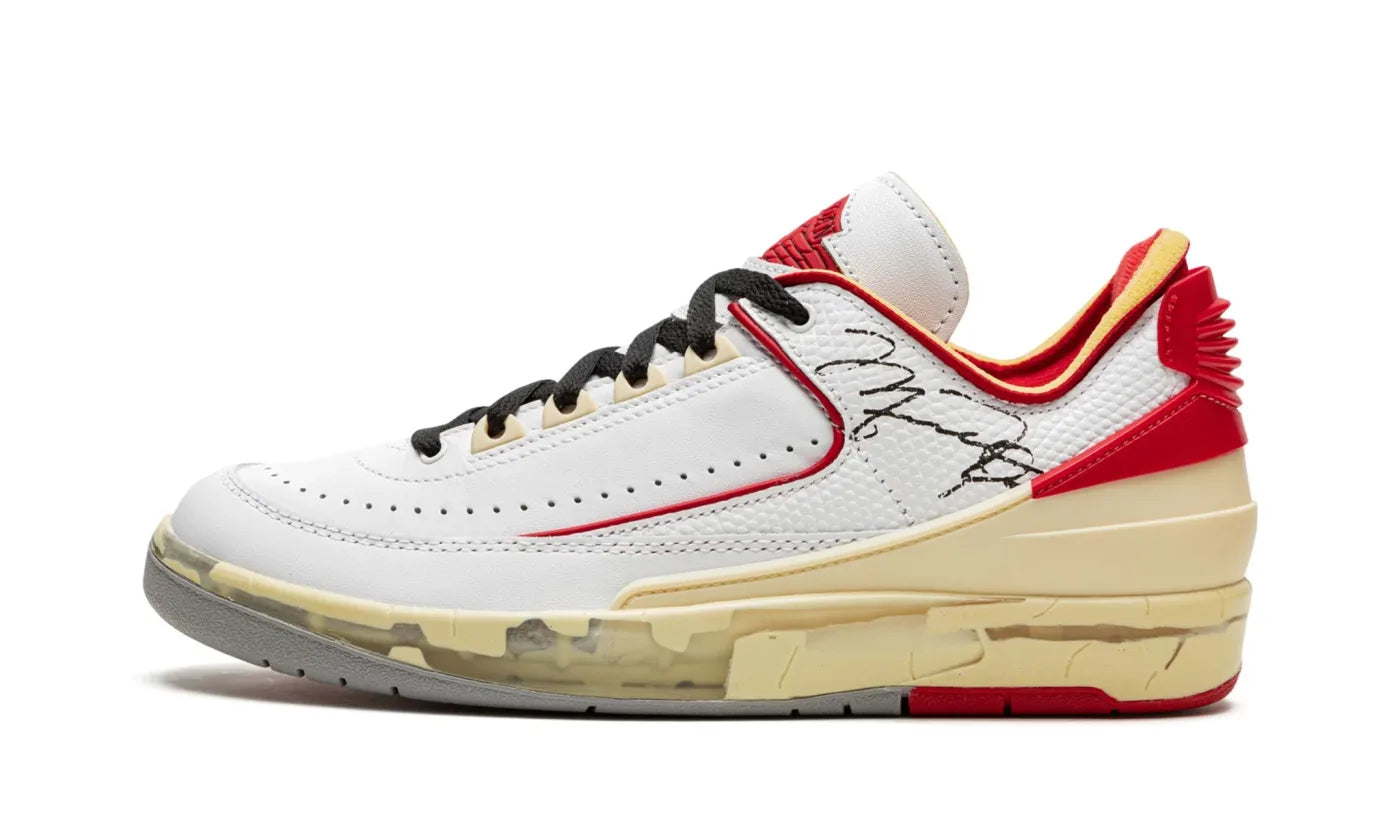 AIR JORDAN 2 RETRO LOW SP OFF-WHITE WHITE RED