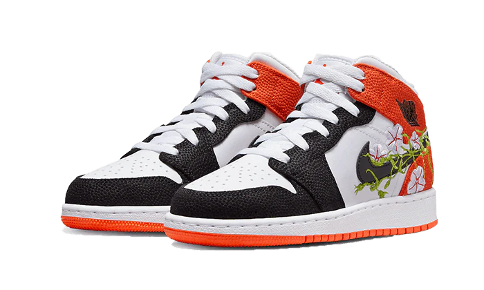 AIR JORDAN 1 MID BASKET-BALL FLEUR