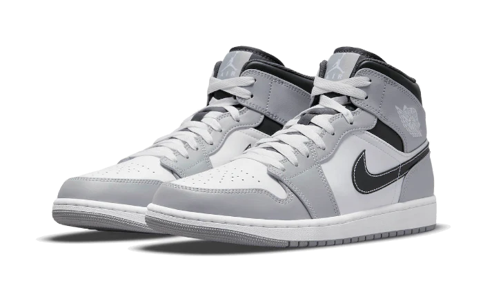 AIR JORDAN 1 MID FUMÉE LÉGÈRE GRIS ANTHRACITE