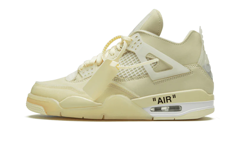 OFF WHITE X AIR JORDAN 4 'SAIL' FEMME