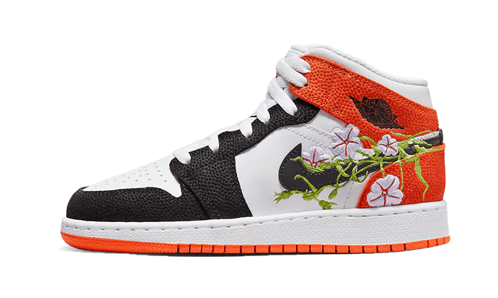 AIR JORDAN 1 MID BASKET-BALL FLEUR