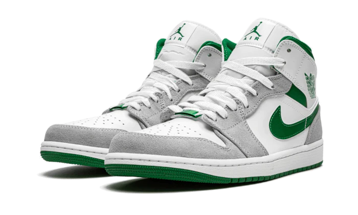 AIR JORDAN 1 MID GRIS VERT